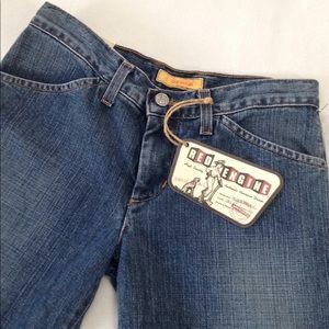 NEW Women Jeans Red Engine 24 Reg Distressed Denim Vintage Fit Old Style USAmade